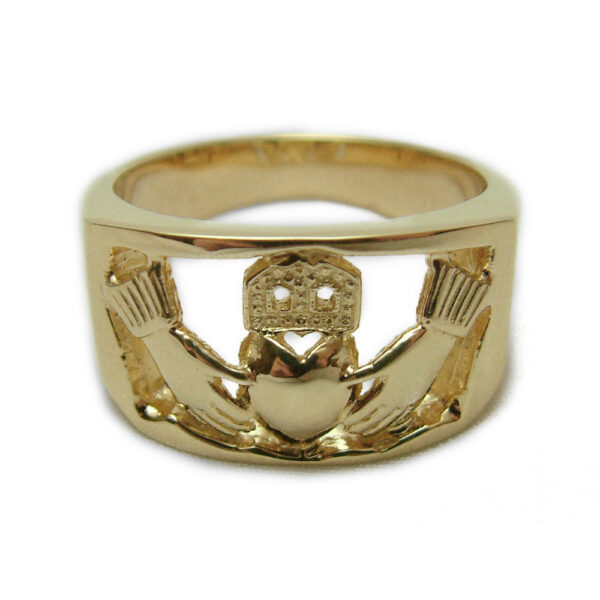 14K Gold Claddagh Ring
