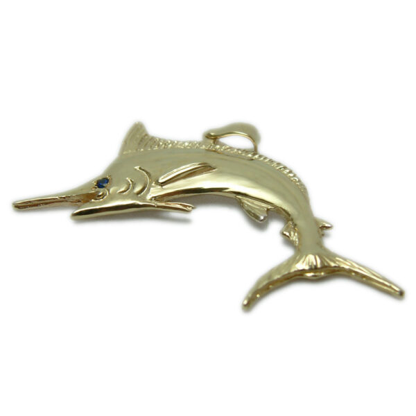 Large 3D Marlin Pendant