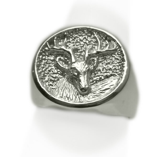 Silver Deer Ring