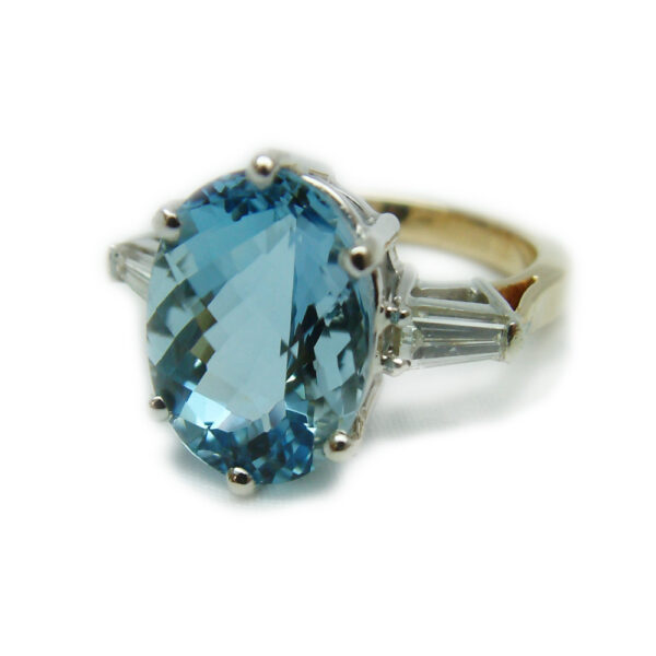 Checkerboard Aqua Marine