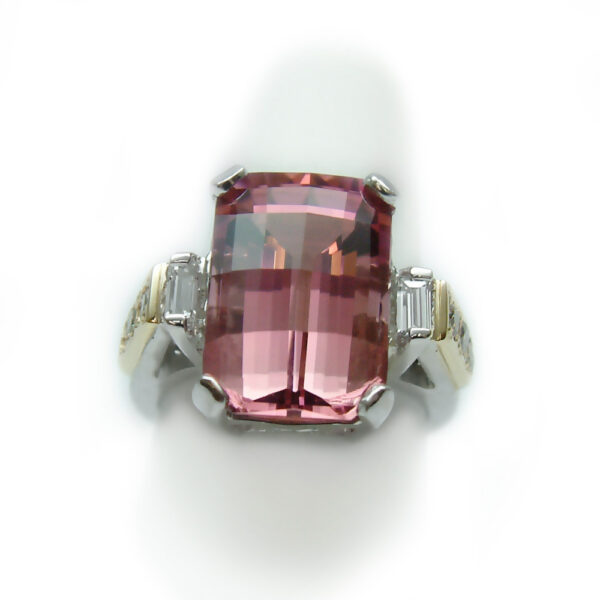 Checkerboard Pink Tourmaline